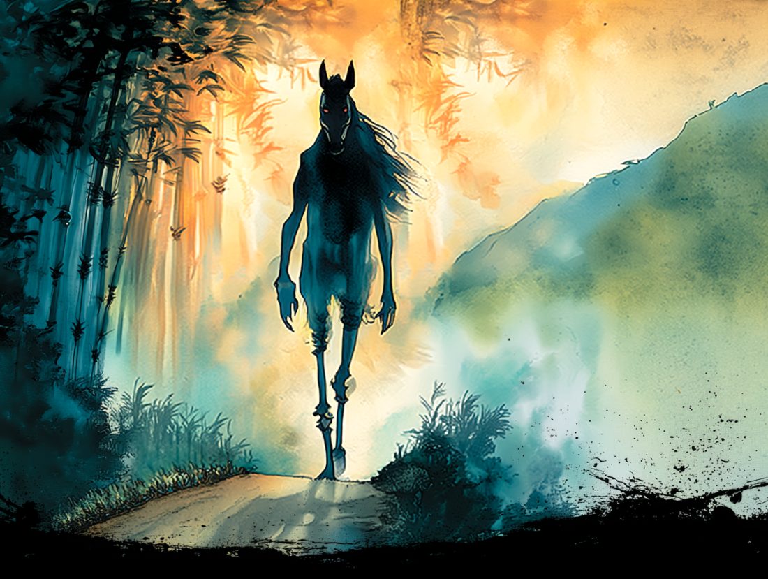 Tikbalang creature art